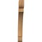 Ekena Millwork 3 1/2"W x 32"D x 32"H Olympic Smooth Knee Brace, Western Red Cedar BRC04X32X32OLY00SWR - alternate 3